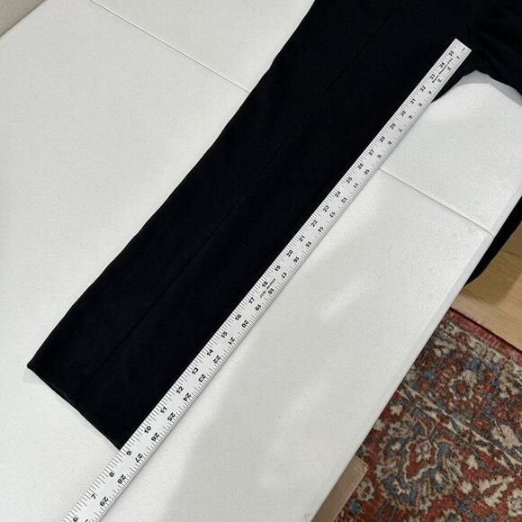 Vince Womens Pants 8 Black Stove Pipe Trouser Ponte Work Basic Comfort Commute - Picture 6 of 14